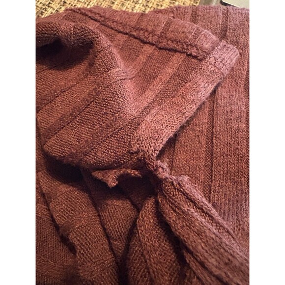 Free People Heart Strings Vneck Collared Womens Knit Short Sleeve Size Medium - Picture 7 of 7